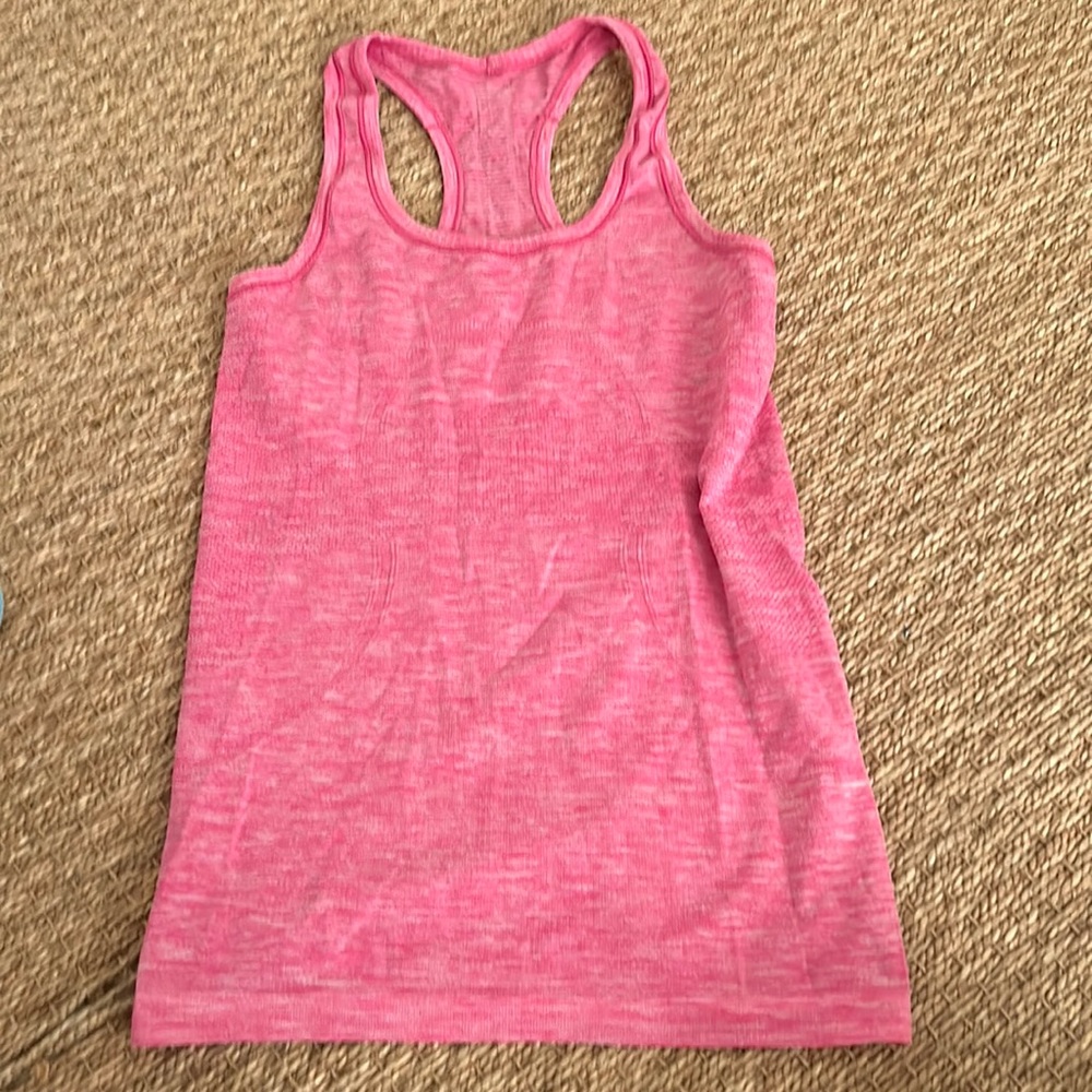 Raspberry Pink Lululemon Swiftly Tech Tank Regular Length Size 2